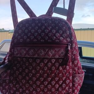 Vera Bradley Nantucket Red Backpack